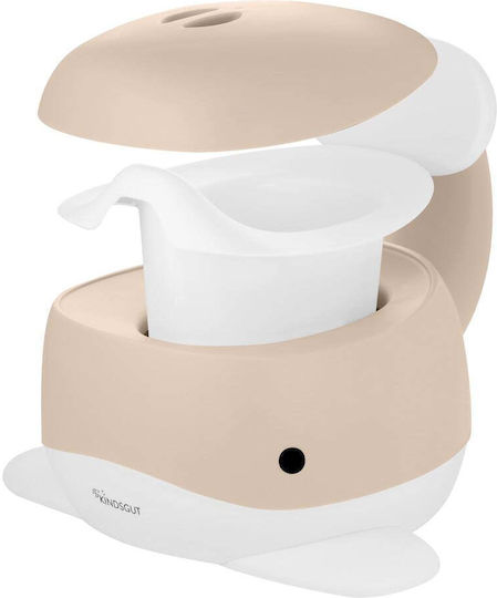 Kindsgut Töpfchen Stuhl Whale mit Deckel Beige