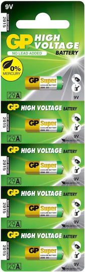 GP Batteries High Voltage Алкални Батерии 29A 9V 5бр