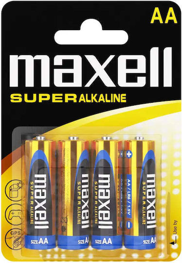 Maxell Super Alkaline Alcaline AA 1.5V 4buc