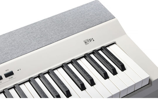 Kurzweil Electric Stage Piano with 88 Weighted Keys Built-in Speakers and Connection with Headphones White