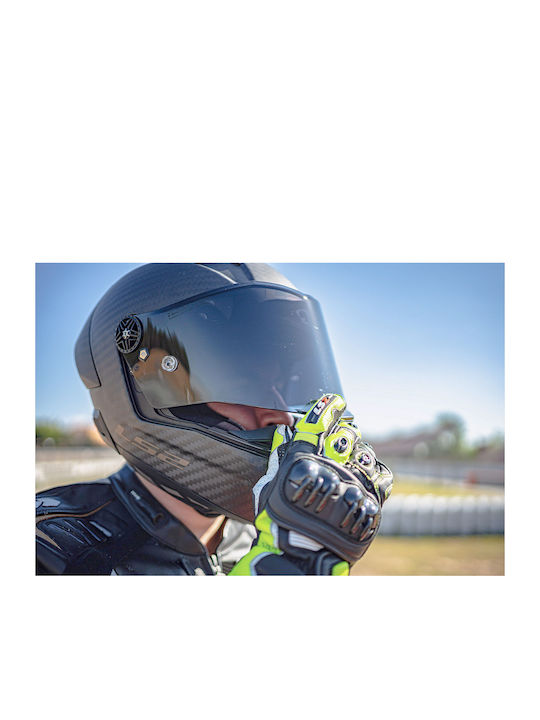 LS2 Swift Men's Motorcycle Gloves Leather Black/Red