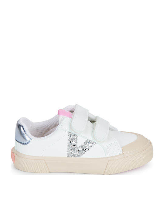 Kinder Sneakers mit Klettverschluss Weiß