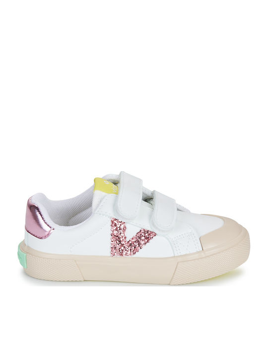 Kinder Sneakers mit Klettverschluss Weiß