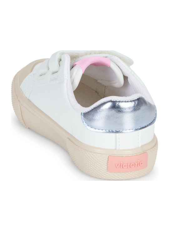 Kinder Sneakers mit Klettverschluss Weiß
