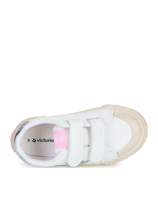 Kinder Sneakers mit Klettverschluss Weiß