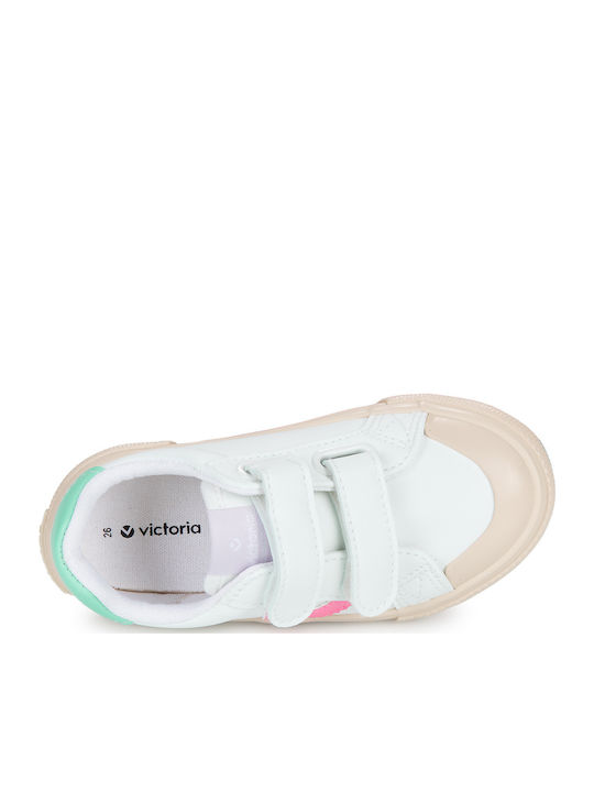 Kinder Sneakers mit Klettverschluss Weiß