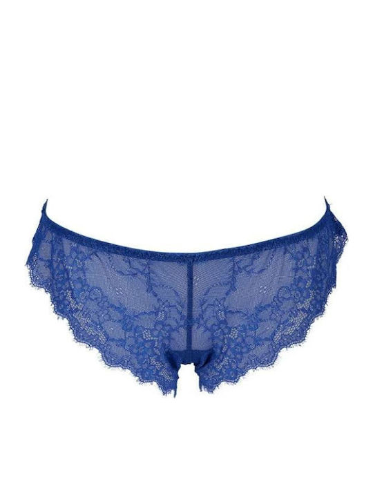 Femeie Slip cu Dantelă Dazzling Blue