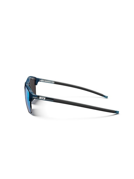 Julbo Unisex Sunglasses with Blue Plastic Frame and Blue Mirror Lens J5891112
