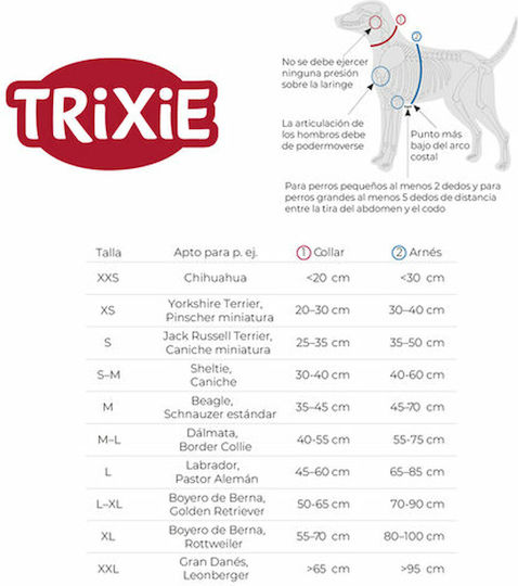 Trixie Λουρί/Οδηγός Σκύλου Ιμάντας Premium σε Ροζ χρώμα