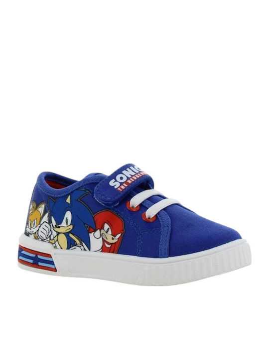 Kids Sneakers with Scratch & Lights Blue