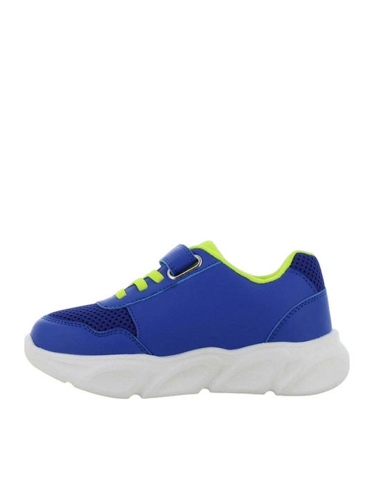 Kids Sneakers Anatomic with Scratch & Lights Blue