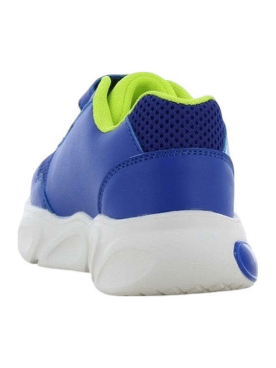 Kids Sneakers Anatomic with Scratch & Lights Blue