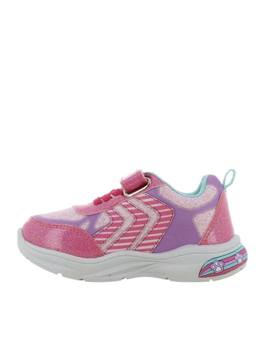 Kids Sneakers Anatomic with Scratch & Lights Fuchsia