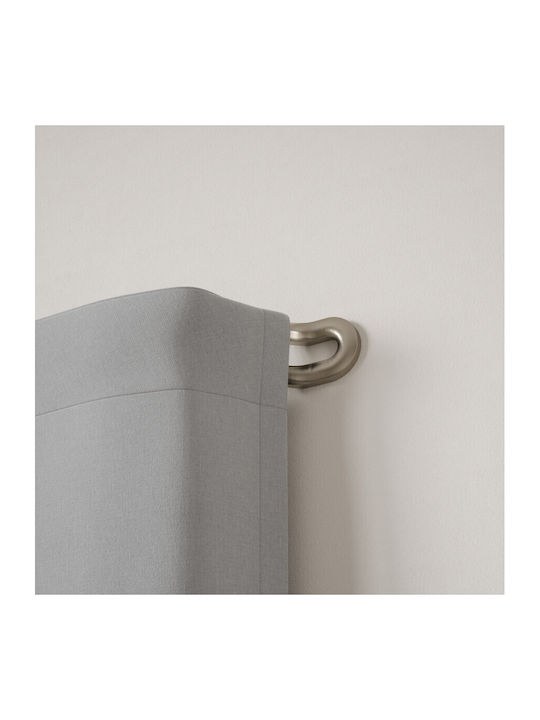 Umbra Extendable Metallic Curtain Pole Midnight Double with Rod Ø19mm 107-305cm Nickel Matt