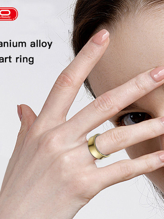 XO RS01 Smart Ring 16.1mm με Παλμογράφο Ασημί
