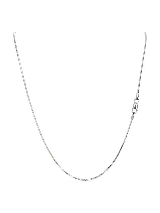 Xryseio Дамска Бяло злато Верига Врат 14K