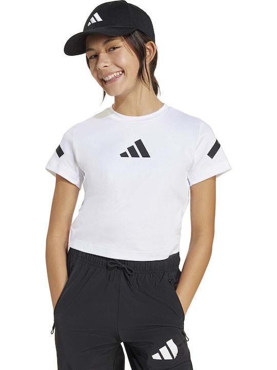 adidas Crop Top Λευκό