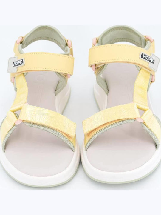 Women's Flat Sandals Sporty Yellow