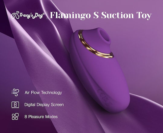 Tracy's Dog Flamingo S Clitoral Suction 8 Intensities Purple | Skroutz.mt