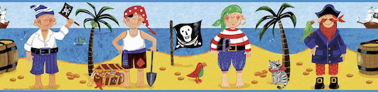 Roommates Wall Stickers Border Pirates