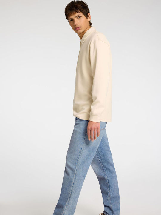Men's Jeans Pants with Regular Tapered Fit Blue
