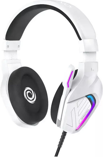 Oniverse Meteor Căști Gaming Over Ear Cu Conectivitate 3,5 Mm USB Alb Pentru Nintendo Switch PC PS4 PS5 XBOX