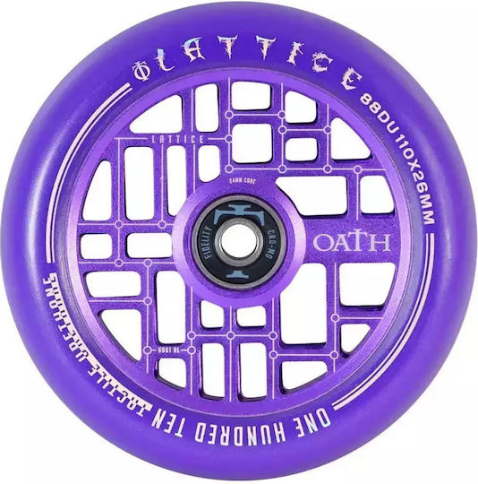 Oath Lattice V2 Wheels 110mm Purple