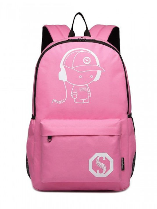 Miss Lulu Backpack Ροζ