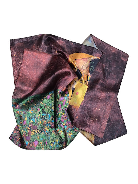 Gift-Me Women's Silk Scarf Yellow Gift-Me Women's Silk Scarf Yellow