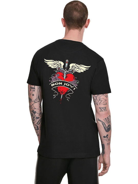 Tricou Bon Jovi Art1 Rock Avenue Negru Tricou Bon Jovi Art1 Rock Avenue Negru