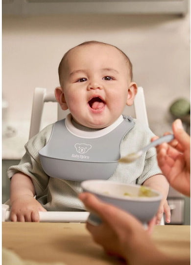 BabyBjorn Детска Купа за Хранене от Пластмаса Сив 2бр