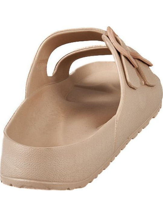 Frauen Flip Flops in Beige Farbe