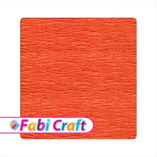 Fabi Waffelpapier 9080 50x200cm. Orange