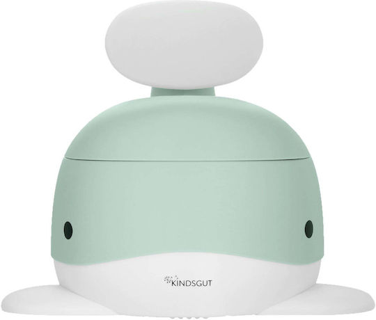 Kindsgut Potties Toilet Whale with Lid Green