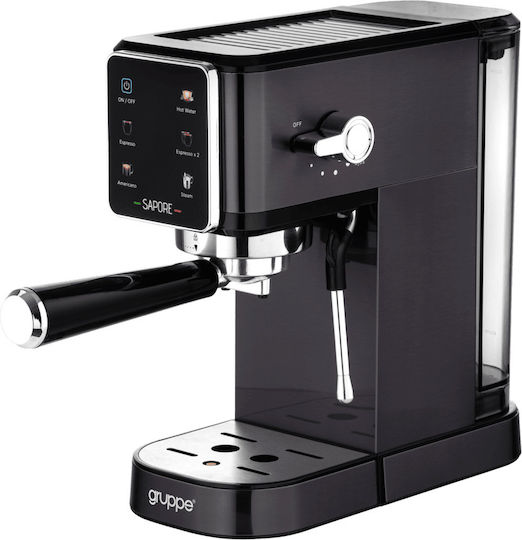 Gruppe Sapore Automatic Espresso Machine 1350W Pressure 20bar Black