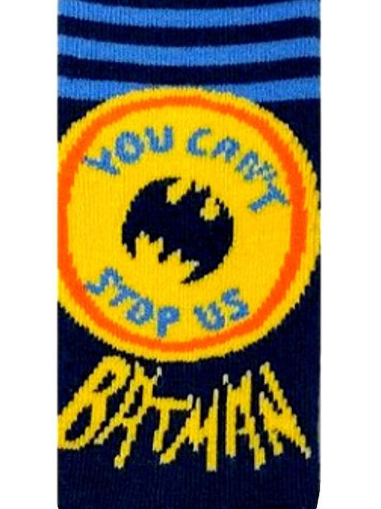Disney Kids' Socks Non-Slip Batman Blue