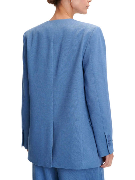 ALE - The Non Usual Casual Γυναικείο Σακάκι BLUE