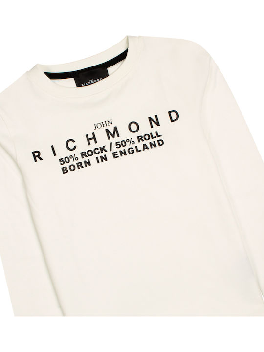 Kids Long-sleeved White Top