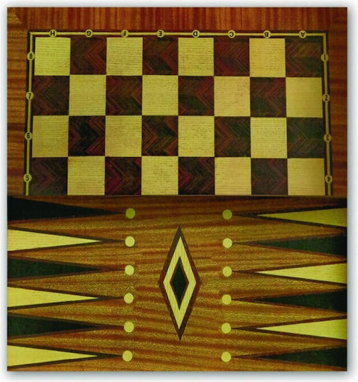 ToyMarkt Table/Șah / Dama din Lemn 38x38cm