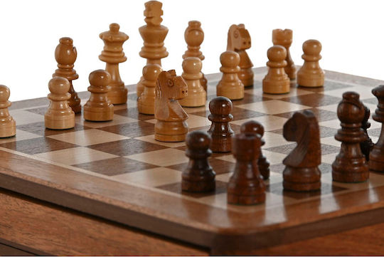 Home Esprit Magnetisch Schach aus Holz 25.5x25.5cm