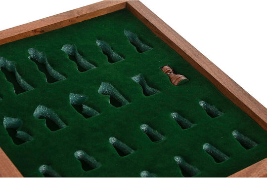 Home Esprit Magnetisch Schach aus Holz 25.5x25.5cm
