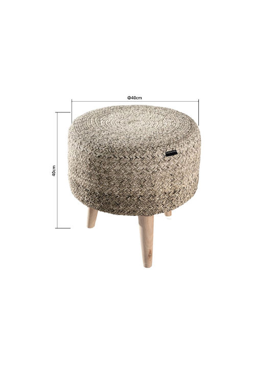 Stool For Living Room Wicker Shades Wenge 40x40x40cm
