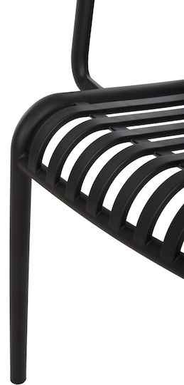 Scaun De Exterior Din Polipropilenă Convee Negru 55x52x79cm