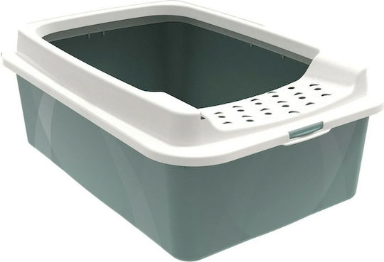 Rotho My Pet Bonnie Eco Katzenbecken Grün L56 x B17 x H40cm