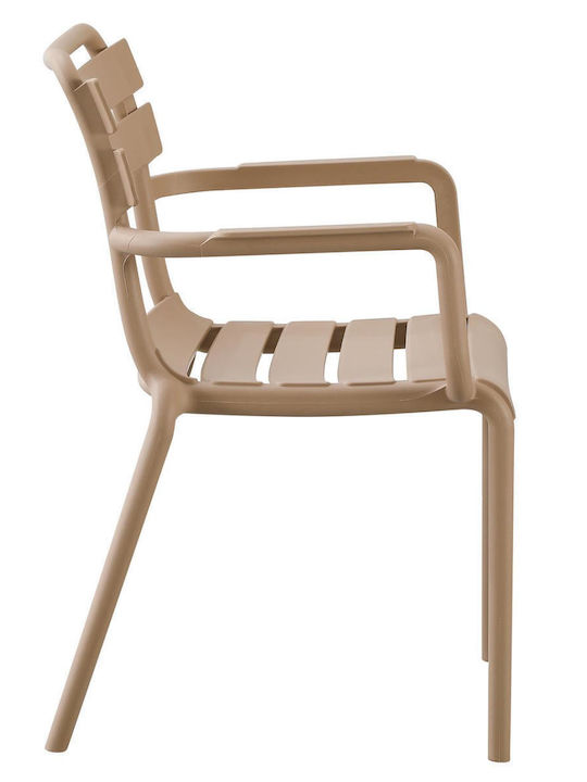 Gartenstühle Polypropylen Philly Beige 58,5x49x83cm