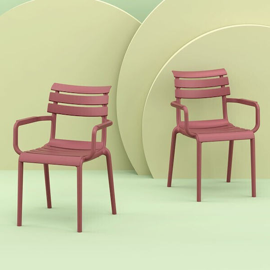 Gartenstühle Polypropylen Paris Marsala 58x59x84cm