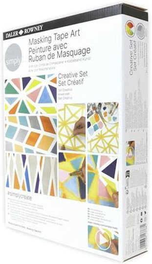 Daler Rowney Simply Masking Tape Art Σετ Ζωγραφικής 30x23cm 22τμχ