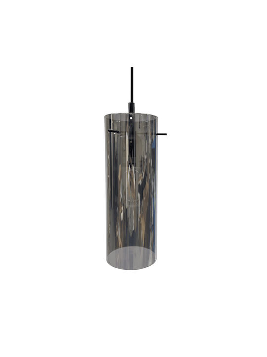 Eko Light Adjustable Pendant Light Black with Socket E27