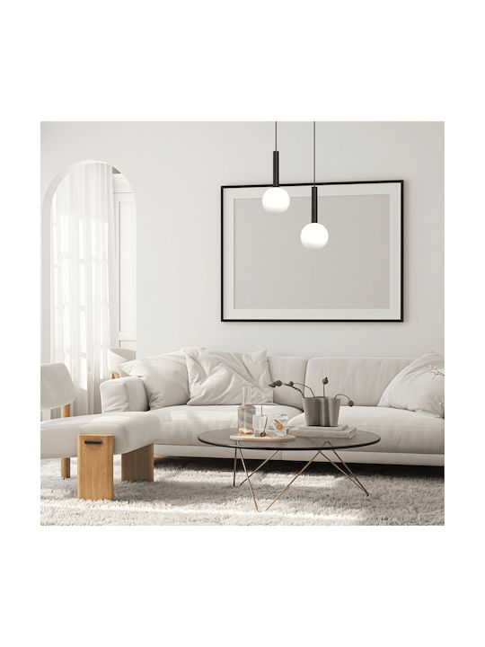 Eko Light Κρεμαστό Φωτιστικό Μαύρο με Ντουί G9 10x10εκ.