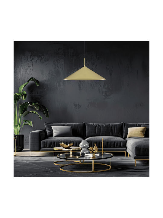 Eko Light Lustră Auriu 60x60cm.